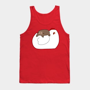 White Hen and Little Sloth Tank Top